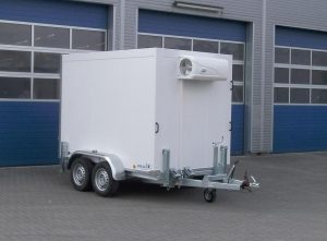Kühlanhänger in der Seitenansicht