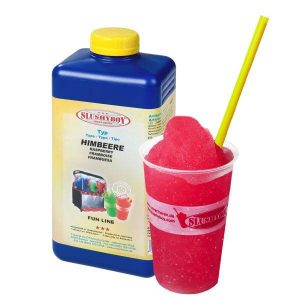 Sirup für Slusheis selber machen mit Geschmack Himbeere