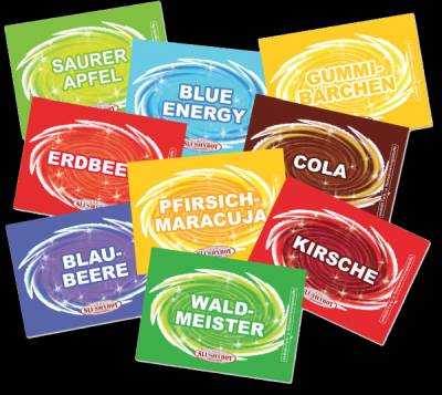 Leckere Slushy Sorten mit und ohne Zucker