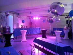 Partybeleuchtung für eine Geburtstagsfeier