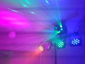 LED Lichteffekte für eine Geburtstagsfeier mieten