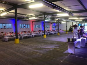 Firmenfeier mit professioneller Lichttechnik und Floorspots